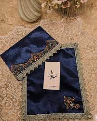 تصویر 3 از سجاده مخمل سرمه دوزی در انواع رنگ